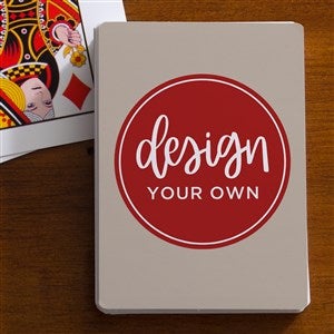 Design Your Own Custom Playing Cards- Tan - 16139-T