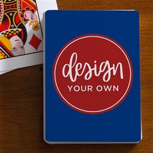 Design Your Own Custom Playing Cards- Blue - 16139-BL