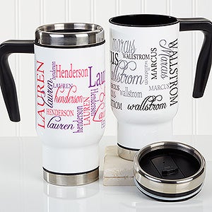 Signature Style Personalized 14 oz. Commuter Travel Mug - 16162