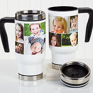 Create A Photo Collage Personalized 14 oz. Commuter Mug - 16166