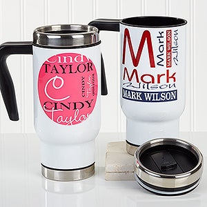 Personally Yours Personalized 14 oz. Travel Mug - 16171