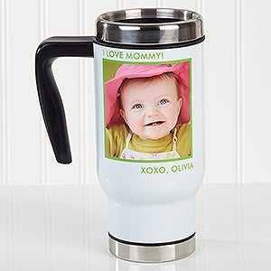 Personalized Photo Commuter Travel Mug - Picture Perfect - 1 Photo - 16172-1