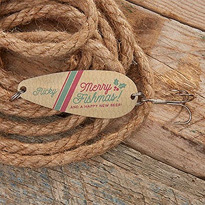 Merry Fishmas Personalized Fishing Lure - 16196