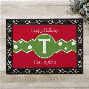 Personalized Christmas Doormat - Jolly Jester - 16207