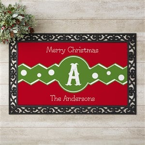 Personalized Holiday Doormat - Jolly Jester Design - 16207-M