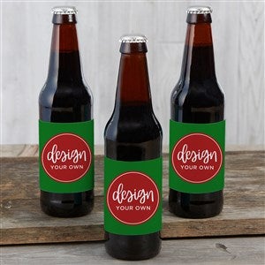 Design Your Own Personalized Beer Bottle Labels - Set Of 6 - Green - 16230-G