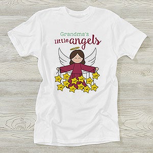 Her Lil Angels Personalized Hanes® Adult T-Shirt - 16293-T