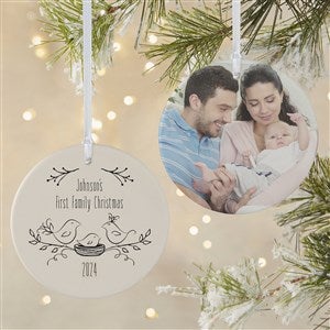Our First Family Christmas Photo Ornament - 16295-2L