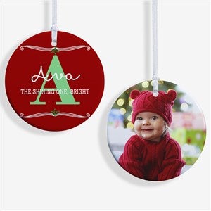 My Name Means Personalized Photo Ornament- 2.85 Glossy - 2 Sided - 16297-2