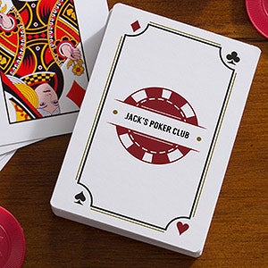 Poker Night Personalized Playing Cards - 16355
