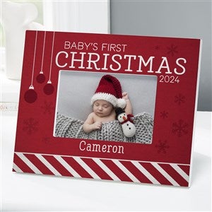 Babys 1st Christmas Personalized Tabletop Frame - 4x6 - 16366
