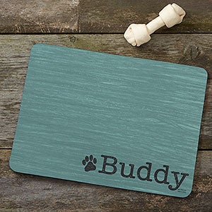 Pet Initials Personalized Pet Food Mat - 16423