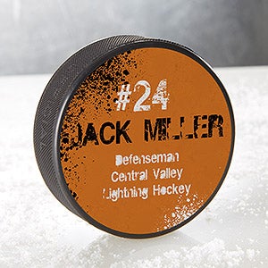 You Name It! Personalized Official Hockey Puck - 16483