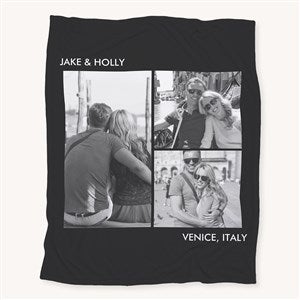 Photo Personalized Fleece Blankets - Picture Perfect - 3 Photos - 16486-3