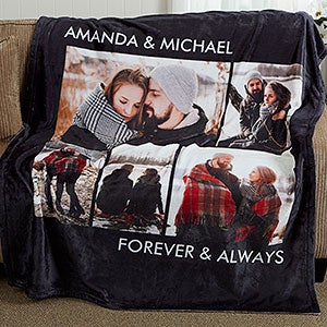 Custom Fleece Photo Blanket 60x80 - 5 Photos - 16486-5L