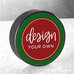 Design Your Own Personalized Hockey Puck- Green - 16527-GR
