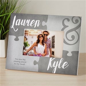 Missing Piece To My Heart Personalized 4x6 Tabletop Frame - Horizontal - 16579