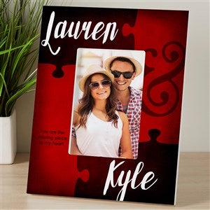 Missing Piece To My Heart Personalized 4x6 Tabletop Frame - Vertical - 16579-TV