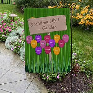 Grandmas Garden Personalized Garden Flag - 16581