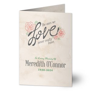 The Ones We Love Personalized Greeting Card - 16609