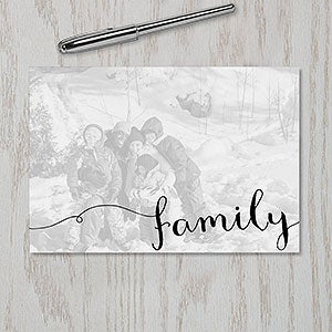 Family Favorite Personalized Photo Notepad - 16611
