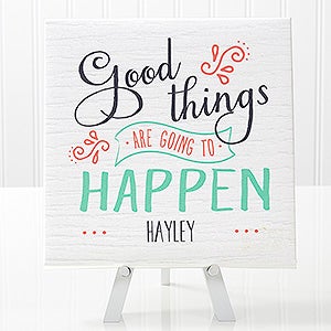 Daily Inspiration Personalized Photo Canvas Print- 8