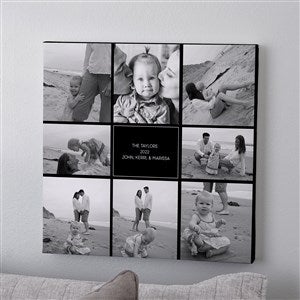 Family Photomontage Personalized Canvas Print - 20 x 20 - 16675-L