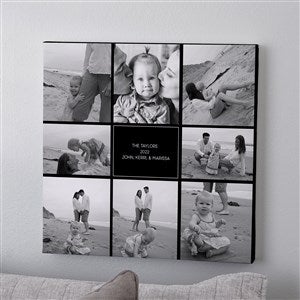 24x24 Photo Canvas Print - Family Photo Montage - 16675-XL