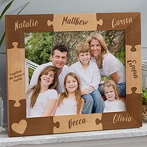 Personalized Together We Make A Family Puzzle Picture Frame - 8x10 - 16685-L