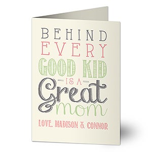 Loving Words To Her Personalized Greeting Card - 16694