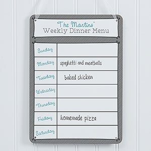 Our Weekly...Personalized Dry Erase Sign - 16733