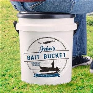 Personalized Fishing Bait Bucket- 5 Gallon - 16745