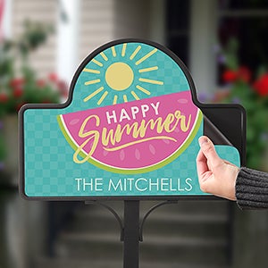 Simply Summer Personalized Magnetic Garden Sign - 16757-M