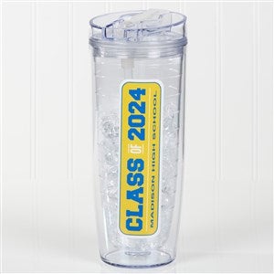 Class Of Personalized Graduation Acrylic Insulated Tumbler - 16771