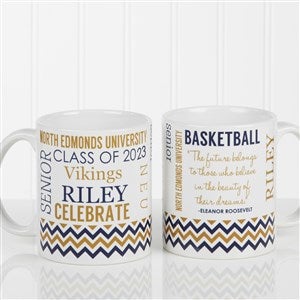 School Memories Graduation Personalized Coffee Mug 11 oz.- White - 16775-W