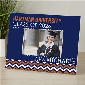 School Memories Personalized Graduation Chevron 4x6 Tabletop Frame - Horizontal - 16776
