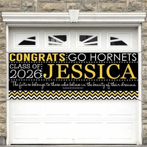 School Memories Personalized Graduation Banner - 45x108 - 16792-L