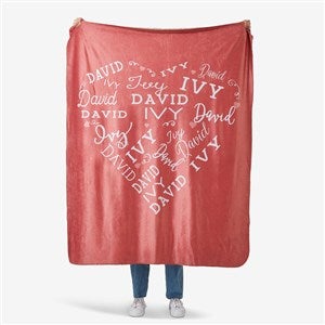 Close To Her Heart Personalized 50x60 Sherpa Blanket - 16802-S