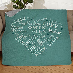 Close To Her Heart Personalized 50x60 Quilted Blanket - 16802-Q