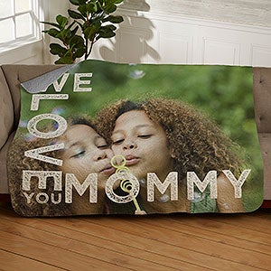 Loving Her Personalized 50x60 Quilted Photo Blanket - 16803-Q