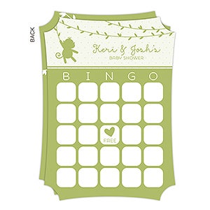 Baby Zoo Animals Personalized Bingo Cards - 16822