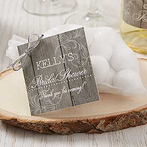 Rustic Bridal Shower Personalized Gift Tags - 16840