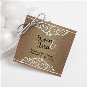 Rustic Chic Wedding Personalized Gift Tags - 16850