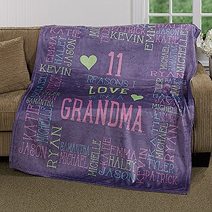 Personalized Fleece Blanket 50x60 - Reasons Why For Her - 16864