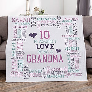 Reasons Why For Her Personalized 50x60 Sweatshirt Blanket - 16864-SW
