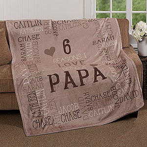 Reasons Why For Him Personalized 50x60 Fleece Blanket - 16876