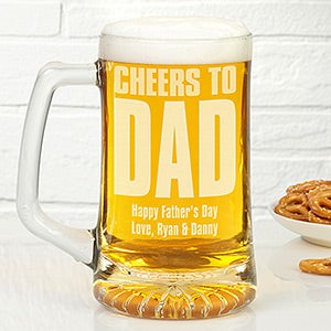 Cheers! To Him Personalized 25oz. Beer Mug - 17039