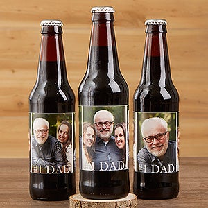 Personalized Beer Bottle Labels - Cheers To Dad - 17041