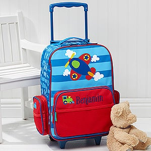 Airplane Personalized Kids Rolling Luggage by Stephen Joseph - 17073