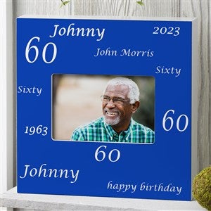 Birthday Cheers Personalized Picture Frame - 4x6 Box - 1708-B